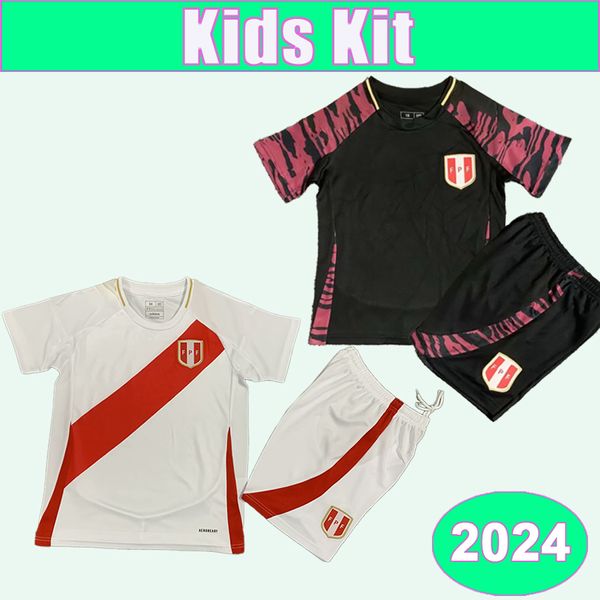 2024 Peru National Team Kids Kit Kit Fußballtrikot