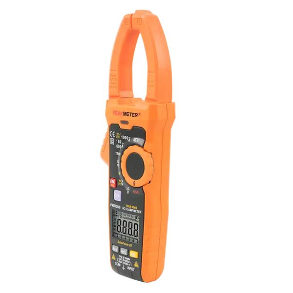 6000 Counts True RMS AC Clamp Meter 1000A AC Strom 1000V AC/DC Spannung Temperatur Messung Multifunktions Messgerät PM2028B