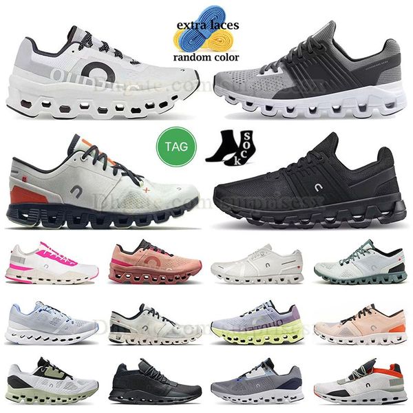 Top Quality 3x Trainers Nova Running Shoes Rosa Cloudmonster Impermeável Ultarboost Vista The Roger Shoe Nuvens Luz Azul Cloudultra Tenis Mujer Todos os tênis pretos