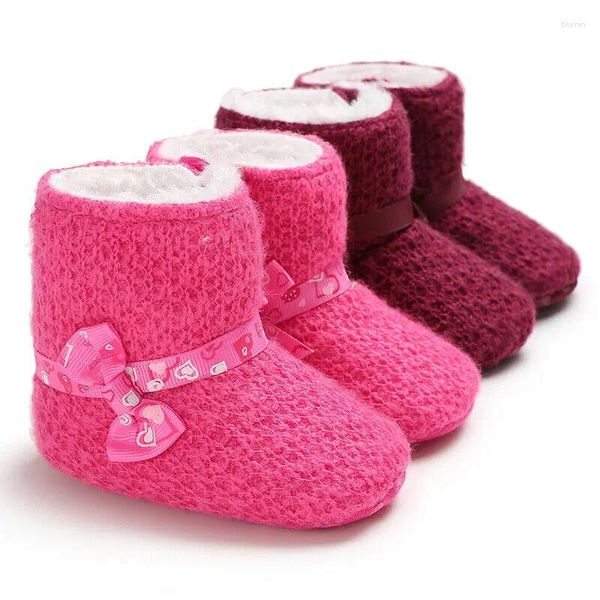 Stiefel Born Baby Weiche Sohle Schneeschuhe Warme Kleinkinder Jungen Mädchen Krippenschuhe 0-18 Monate