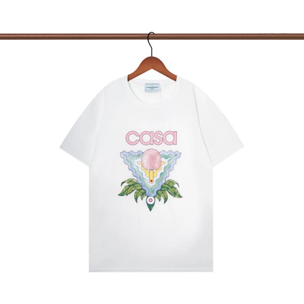 Camisetas femininas de grife Versátil estilo casal estampado coleção de camisetas de manga curta