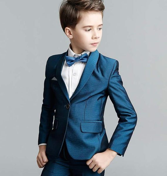 Moda crianças roupa formal meninos ternos crianças traje de casamento blazer menino festa aniversário jaqueta calças terno jaqueta calças colete 1264385
