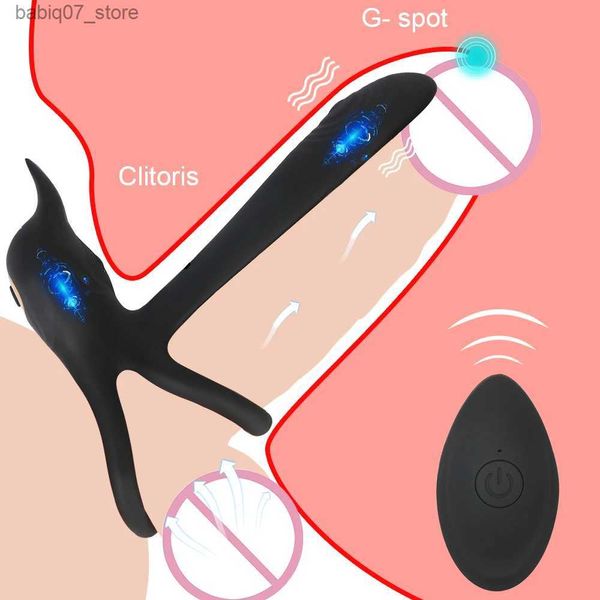 Outros itens de massagem Vaginal G-spot massageador masturbação atraso para homens ejaculação 10 velocidade vibrador sexo brinquedo adulto produtos Q240329