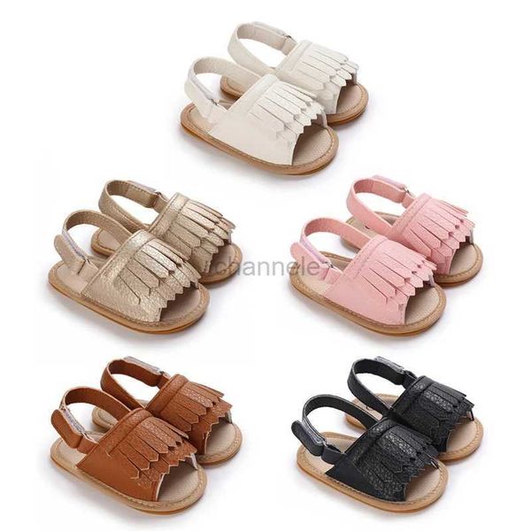 Sandalen Baby Mädchen Sandalen Kleinkind Mädchen Schuhe für Sommer Baby Mädchen Kleinkind Outdoor Hochzeitskleid Sandalen Weiche atmungsaktive Krippenschuhe 240329