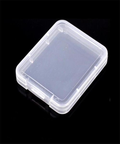 Custodia in plastica per scheda CF Custodia per scheda di memoria standard trasparente Custodia per scheda bianca MS bianca per custodia per scheda SD micro XD TF6899383