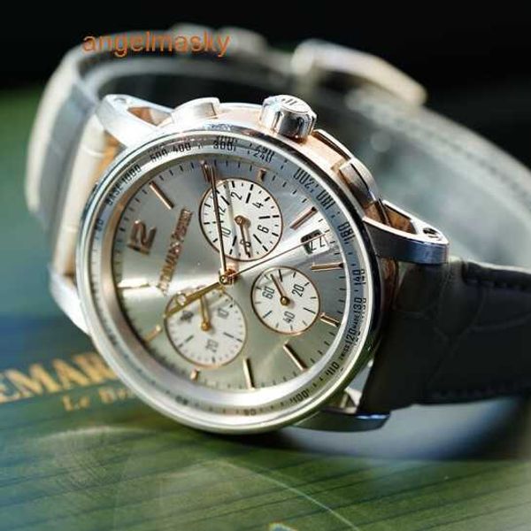 AP Iconic Наручные часы КОД 11.59 Серия 18-каратного розового золота 26393CR Автоматические механические роскошные мужские часы Серые