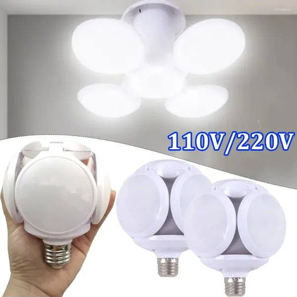 Luzes de teto E27 LED luz de garagem multifuncional transformável alto brilho oficina dobrável para porão