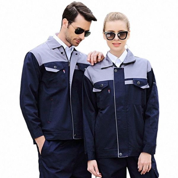 Çalışma Giyim Fabrikası Çalışma Takım Erkek Kadın İşçiler Control Laboration Formaghs Araba Atölyesi Fi İşçi Mekanik Ceketler Pants4x N216#