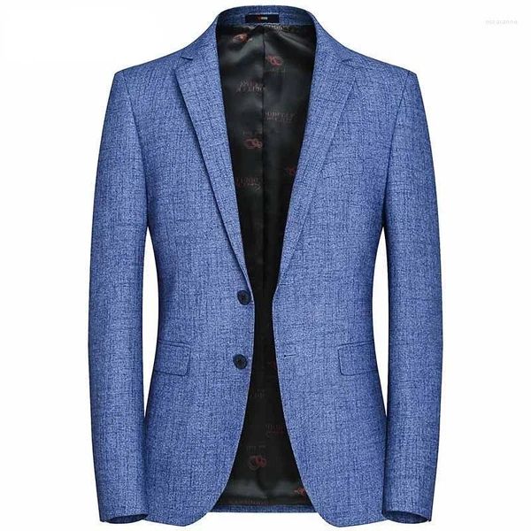 Мужские костюмы высшего качества 2024, мужской повседневный деловой пиджак, тонкая верхняя одежда, костюм для молодежи, вечерние M-4XL