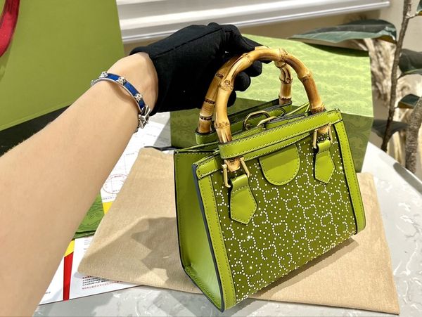 Сверкающая сумка от дизайнера Dianas, выдолбленная сумка для покупок, сумка через плечо из бисера, последняя коллекция Дианы, сумка-тоут через плечо в стиле ретро.