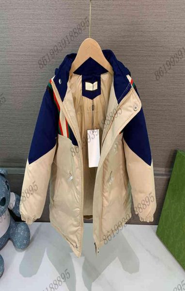 NF kdis zíper para baixo jaqueta acolchoada jaquetas de inverno highend 2021fw outwear quente com capuz treino bots casacos tamanho 110160 esportes wear8587999