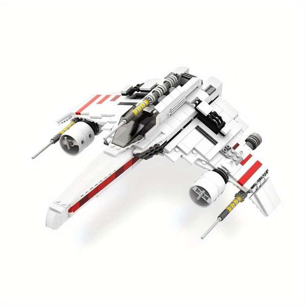 Star Military Plan Series E-wing Space Fighter Aircraft Collection Building Block Modello Giocattoli fai da te Migliori regali