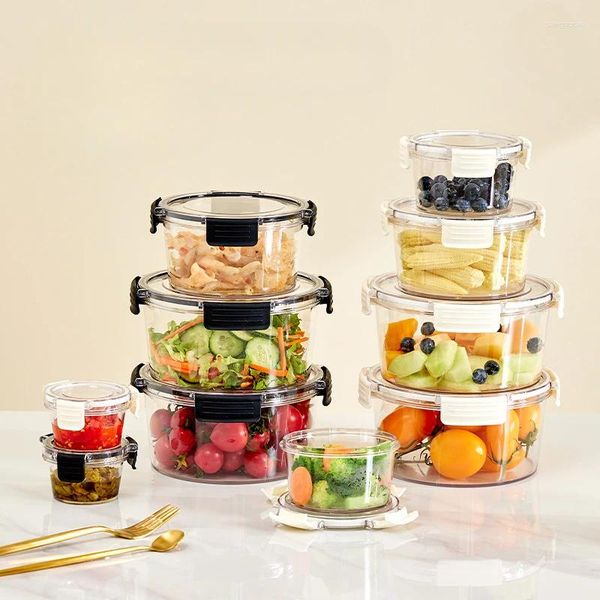 Lagerung Flaschen Frische Box Kühlschrank Spezielle Große Kapazität Salat Obst Bento Haushalt Transparent Lebensmittel Grade Kunststoff Dichtung