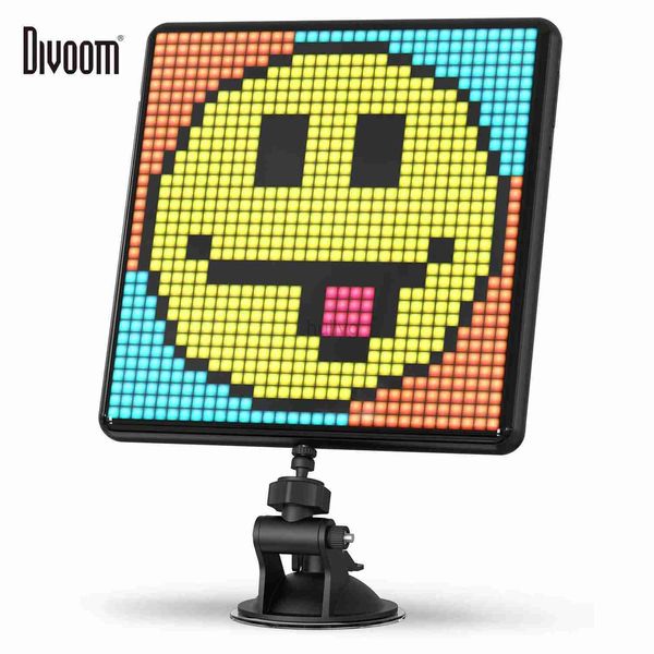 Digitale Bilderrahmen Divoom Pixoo Max Digitaler Bilderrahmen mit 32*32 Pixel Art programmierbarer LED-Anzeigetafel Weihnachtsgeschenk Home Light Decor 24329