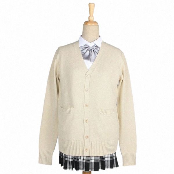 Schule JK Uniform Pullover Mantel Anime Cosplay Kostüme Strickjacke Oberbekleidung Pullover 10 Farben Lg-ärmeln Stricken Mantel Für Mädchen o0p1 #