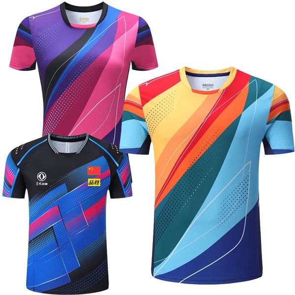 Campeonato China Equipe camisas de tênis de mesa shorts Homens Mulheres Crianças ping pong camiseta Roupas de tênis de mesa camisas de futebol 240325