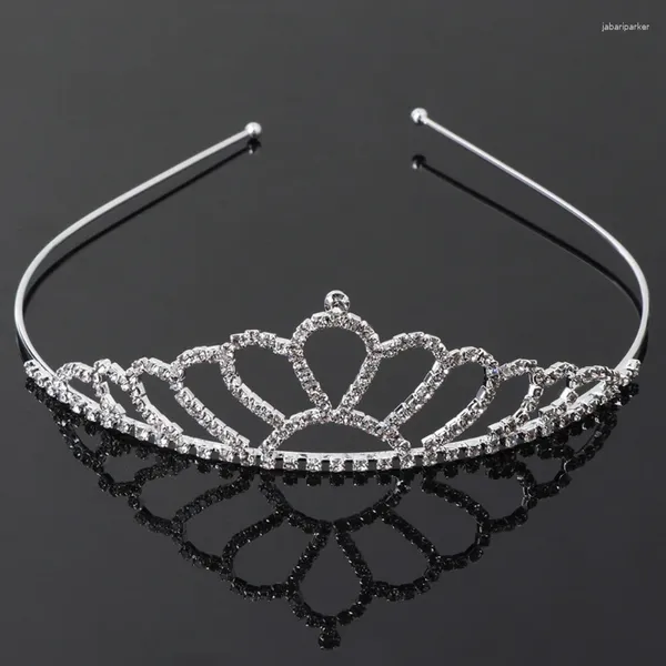 Grampos de cabelo estilo de moda para strass princesa bandana crianças tiara coroa headwear 10 tipo