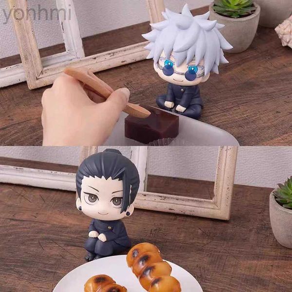 Anime mangá pré-encomenda megahouse jujutsu kaisen olhar para cima estátua de pvc suguru geto gojo desenhos animados decoração figuras modelo estátua brinquedo 24329