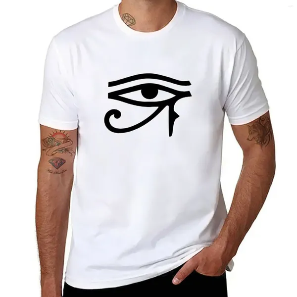 Regatas masculinas Terceiro Olho de Ra Horus Egípcio 3º T-shirt Hippie Roupas Costumes Estéticos Design Suas Próprias Roupas