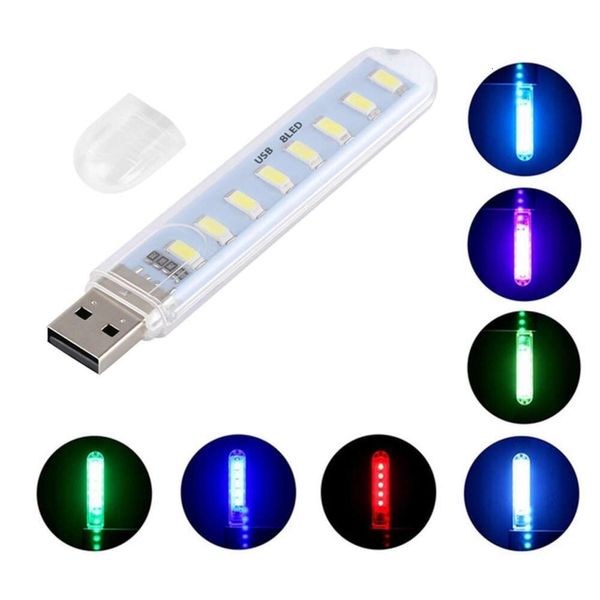 Neue Mini USB Buch Ultra Helle Leselampe SMD Led-lampe Nachtlicht Für Power Bank PC Laptop Notebook Dc5v 3000-6500 K