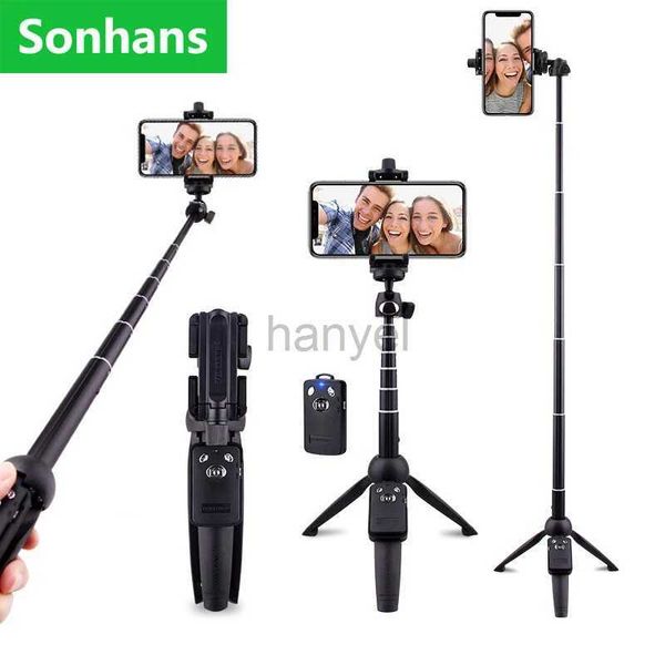 Selfie-Einbeinstative, kabellose Fernbedienung, Selfie-Stick, dehnbarer Stativ-Ständer, Einbeinstativ für iPhone 12 11 8/8 Plus, Huawei Bluetooth-Selfie-Stick 24329