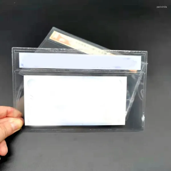 Borse portaoggetti Collezione Protezione Visualizzazione valuta commemorativa Set di banconote in PVC Forniture trasparenti di alta qualità