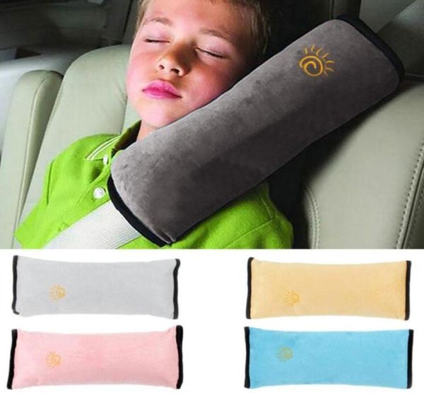 Baby Kissen Pad Auto Auto Sicherheit Sitz Schulter Gürtel Harness Protector Anti Roll Pad Schlaf Kissen Für Kinder Kleinkind Kissen 8338204