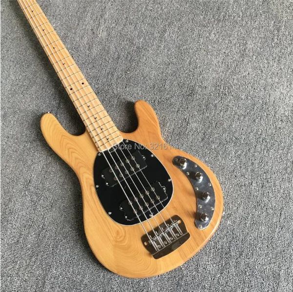 Yeni M 5 String Electric Bass, Log Rengi'ni özelleştirin, özel, fabrika toptan ve perakende satışını değiştirebilir. Tüm renkler olabilir