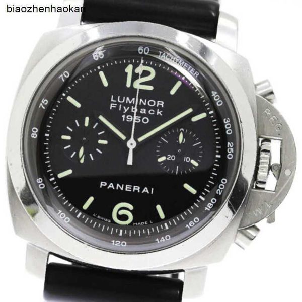 Mens Watch Panerais Watches Luminor 1950 PAM00212 Uçan Geri Saat Otomatik İzle