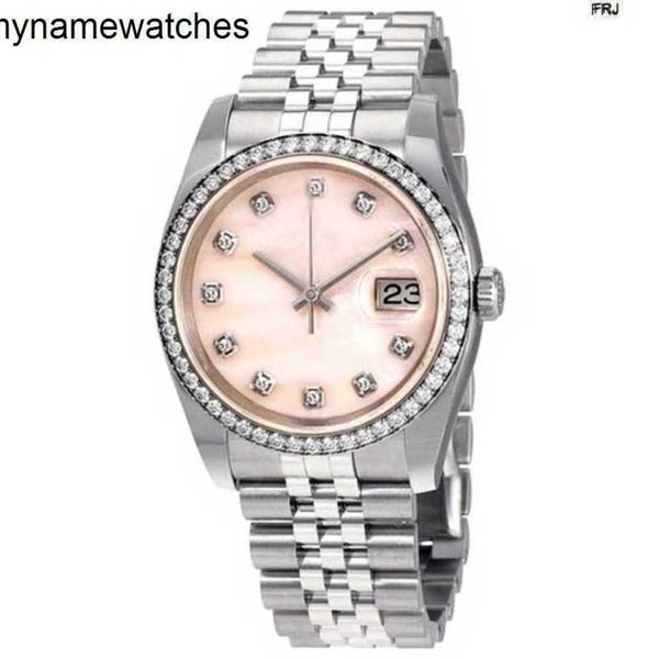 Roller İzle İsviçre İzler Diamond S Lüks Kadınlar Otomatik Mekanik Sıralamaya Dayanıklı Safir Kristal 36mm İnci Dial Ladies Watc