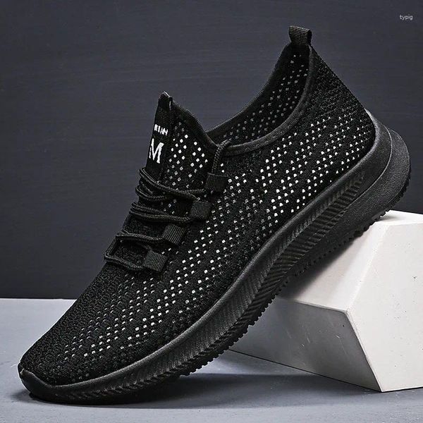 Casual Schuhe 2024 Sommer männer Hohe Qualität Mesh Breathabl Mann Faulenzer Leichte Mode Turnschuhe Männliche Große Größe