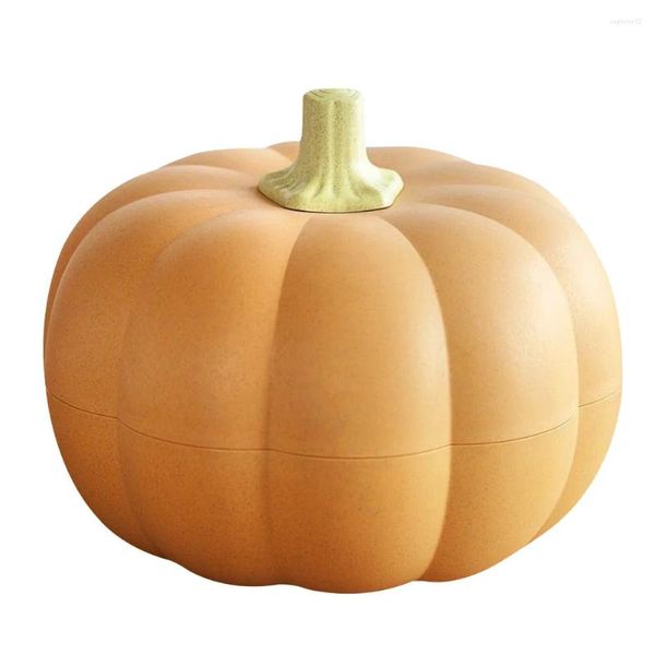 Bottiglie di stoccaggio Decor Zucca Scatola di caramelle Barattolo decorativo Accessorio per la fornitura di personalità Zucchero multifunzione