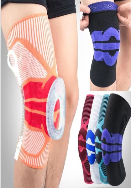 ginocchiera Basket Ginocchiera Compressione supporto ginocchio Primavera Pad Basket Maglia Compressione Elastica Ginocchiera Sport Calcio3493265