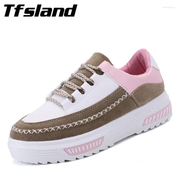 Wanderschuhe Frauen Weiche Plattform Oxfords Wohnungen Weibliche Wildleder Leder Lace Up Schuhe Handgemachte Einzelne Creepers Turnschuhe