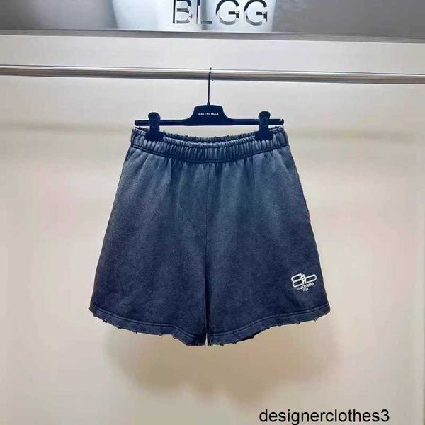 Designer B Family High Edition Paris New BB Double Letter bestickte Family Casual Shorts Herren und Damen Loose Casual Shorts 5KJL