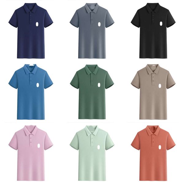 A mais recente camisa polo personalizada de fábrica para 2024 a mais recente camisa polo de cor sólida, solta e slim pppaulll