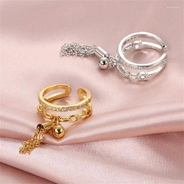 Anéis de cluster anel elegante lindamente moda oco pérola jóias bola pingente aberto alta demanda índice dedo presentes de casamento