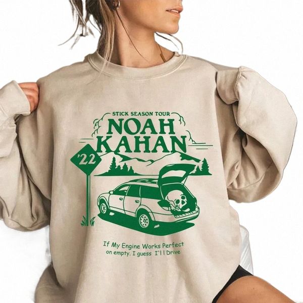 Noah Kahan Hoodie Stick Seas 2023 Hoodie Homem Mulher Harajuku Pulôver Tops Streetwear Unissex Hoodies Mulheres K Pop Roupas R8CG #