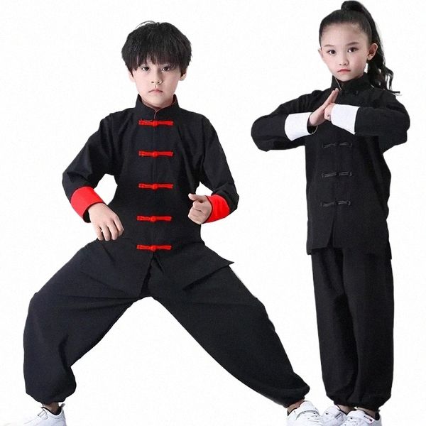 Artes Marciais das crianças Desgaste Chinês Kung Fu Performance Wear Meninos e Meninas Tai Ji Suit Training Wear X5Q5 #