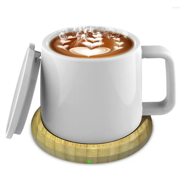Tischsets SV-USB 55 Grad konstante Temperaturheizung Kaffeetassenmatte Keramik