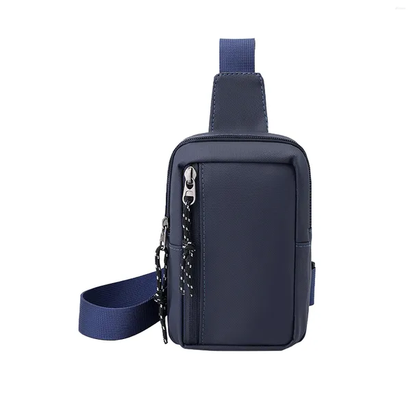 Sacos de cintura Homens Mulheres Portátil Casual Sólido Pequeno Telefone Bolsa Caminhadas Ciclismo Esportes Ao Ar Livre Peito Pacote Cross Body Travel Sling Bag Ombro