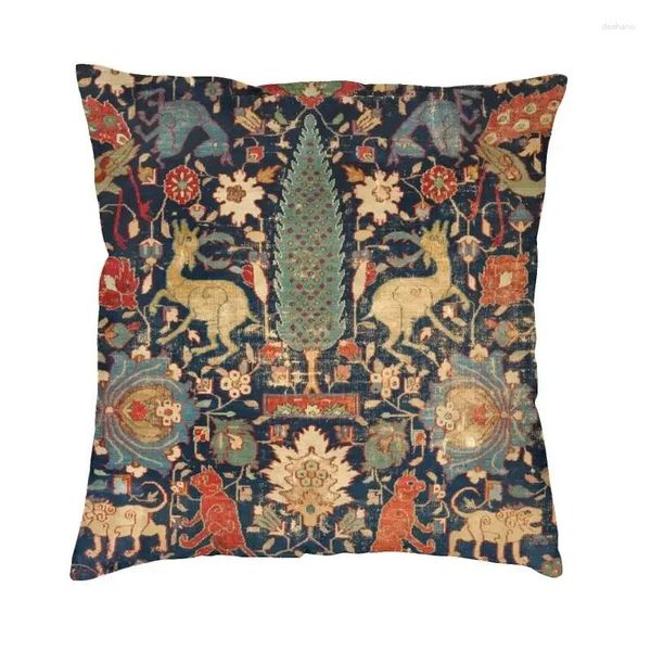 Подушка современный винтажный тканый гобелен чехол для дивана античный богемный этнический персидский ковер украшение дома