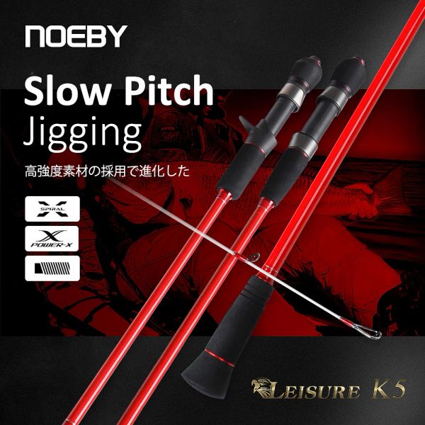 Ruten Noeby 1,68 m 1,83 m Slow Jigging Angelrute Spinning Casting Rod Max Drag 20 kg Köder 300 g Carbon Faser Boot Salzwasser Angelrute