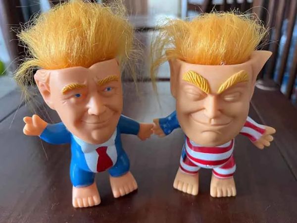 Kreative PVC-Trump-Puppe, Party-Lieblingsprodukte, lustige Neuheit, interessantes Spielzeug, Geschenk 0329