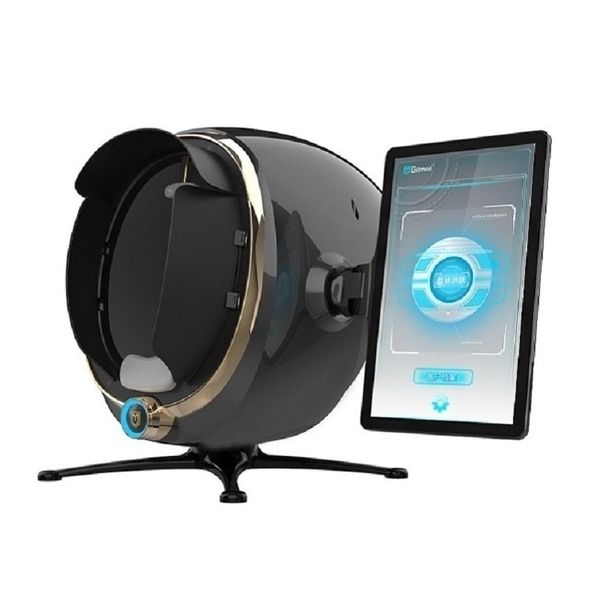 Hautdiagnose 2024 Neuestes Hautanalysator-Diagnosescannergerät 3D HD Digital Magic Mirror Gesichtsanalysesystem mit Tablet