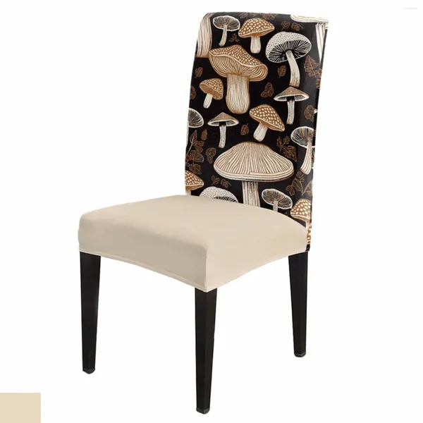 Cadeira cobre abstrato retro cogumelo flor capa conjunto cozinha estiramento spandex assento slipcover decoração de casa sala de jantar