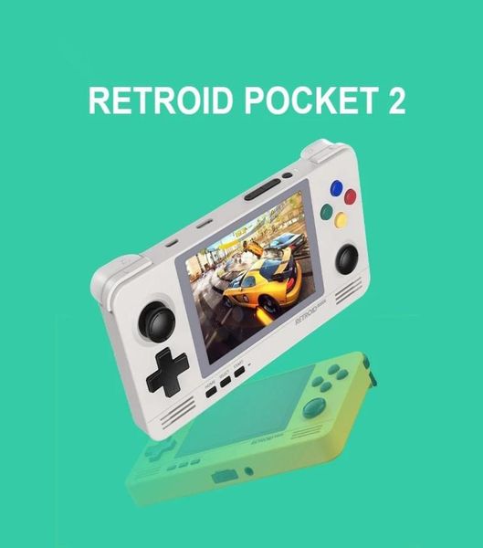 Retroid Pocket 2 Console per giochi retrò Schermo IPS da 35 pollici Android e Pandora Dual System Switching Lettori portatili 3D8739279