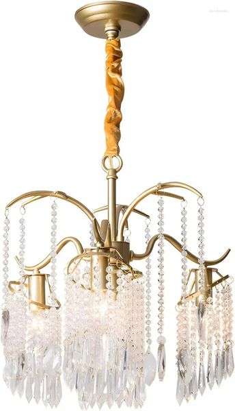 Lampadari lampadari di cristallo elegante per cucina isola bigmaii oro illuminazione a sospensione moderna k9 pioggia atropolta leggera francese