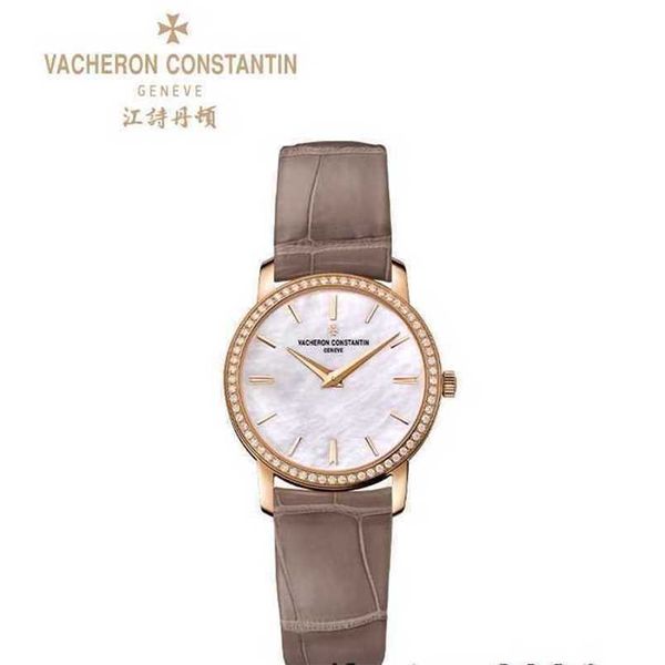 ZF Factory vacherinsconstaninns Overseas Swiss Watch Legacy Collection Pulso Rosa Ouro Feminino 25558