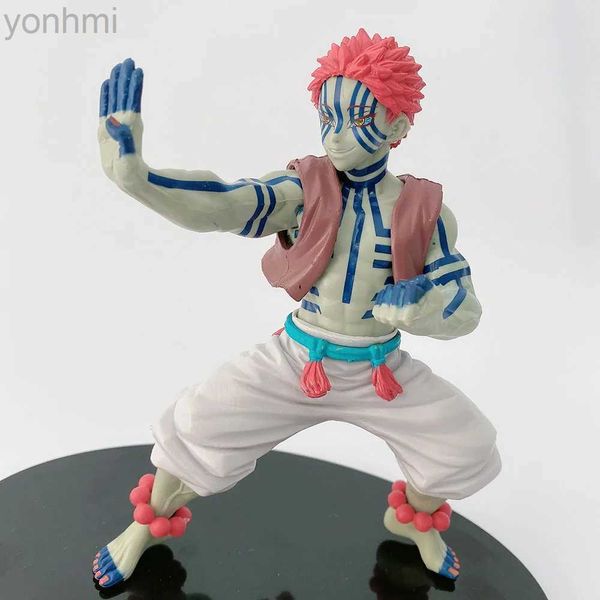 Anime manga anime iblis 15cm yıldızlar Akaza sevimli karikatür oyuncakları masaüstü dekor koleksiyon aksiyon figürü modeli pvc aksesuarlar bebek hediye 24329